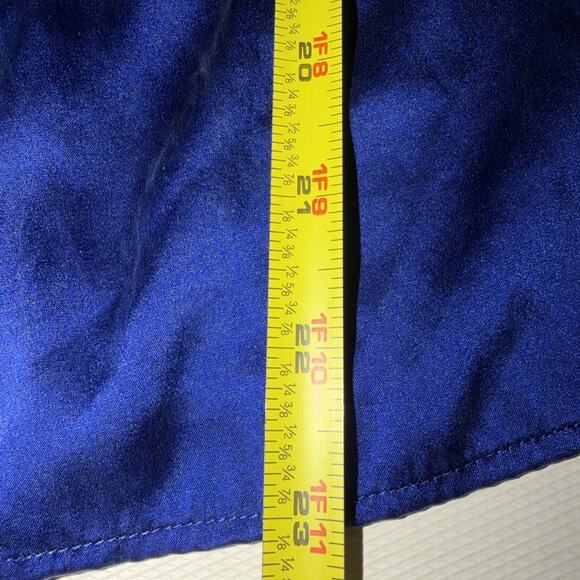 Talbots Silk Blouse Women’s 8P Royal Blue Scoop Neck Long Sleeve Top - Picture 5 of 7